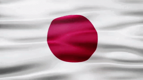 Waving Japanese Flag